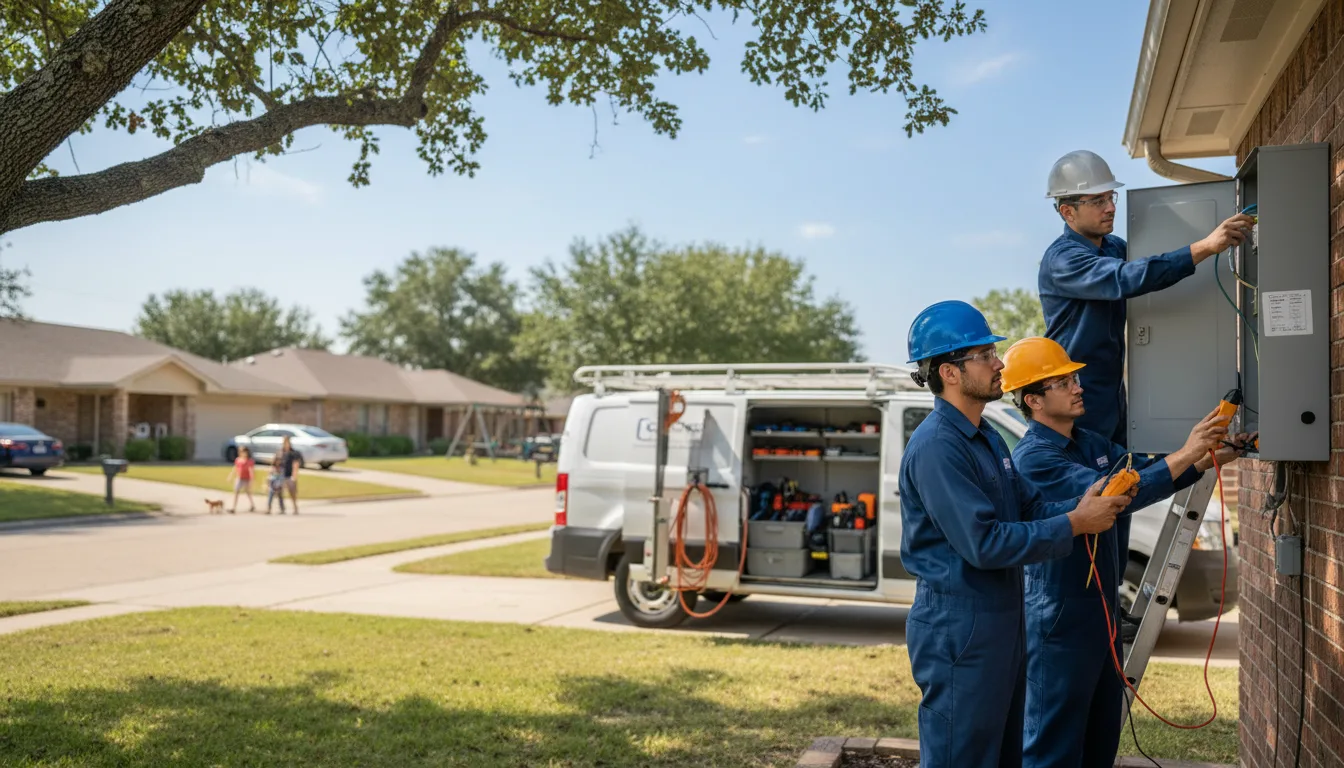 Certified electrician providing emergency electrical services in Pleasant Hill, IL